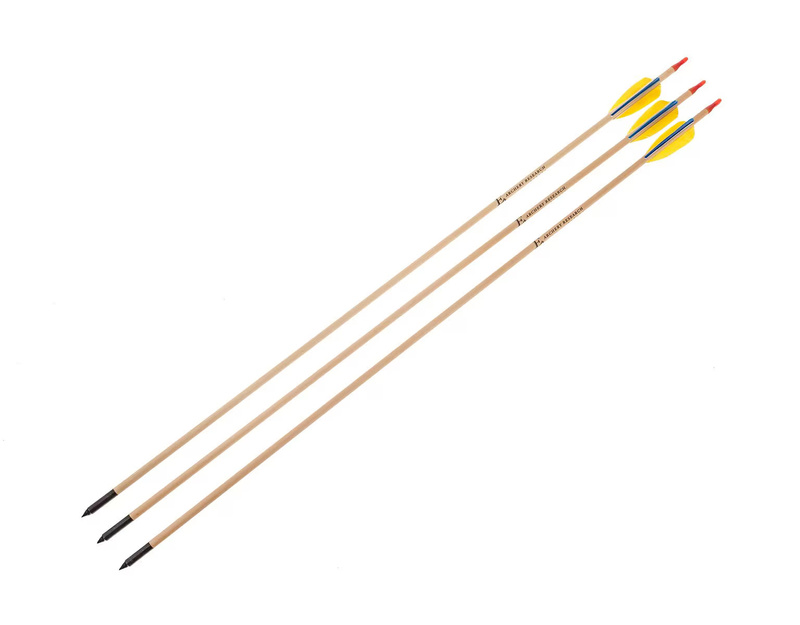 SET 10 pcs Wood Arrows 30" Poe Lang SHARP